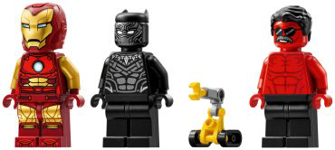Конструктор LEGO Автомобиль Железного Человека и Черная Пантера против Красного Халка, деталей 295 шт купить,NaN