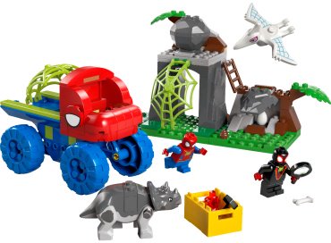 Конструктор LEGO Спасение на диновездеходе команды Спайди Marvel, деталей 136 шт - ForteMarket Конструктор LEGO Спасение на диновездеходе команды Спайди Marvel, деталей 136 шт купить,0