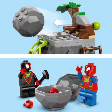 Конструктор LEGO Спасение на диновездеходе команды Спайди Marvel, деталей 136 шт купить,NaN