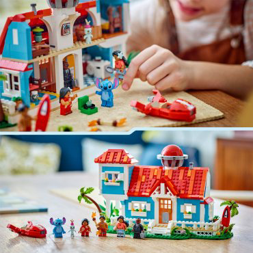Конструктор LEGO Пляжный домик Лило и Стич, деталей 834 шт купить,NaN