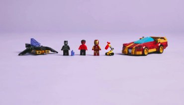 Конструктор LEGO Автомобиль Железного Человека и Черная Пантера против Красного Халка, деталей 295 шт - ForteMarket Конструктор LEGO Автомобиль Железного Человека и Черная Пантера против Красного Халка, деталей 295 шт купить,0