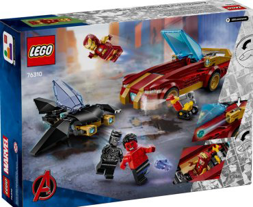 Конструктор LEGO Автомобиль Железного Человека и Черная Пантера против Красного Халка, деталей 295 шт купить,NaN