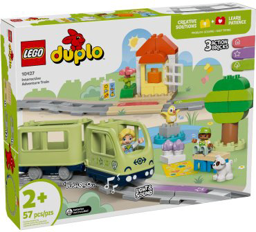 Конструктор LEGO Интерактивный поезд приключений, деталей 57 шт купить,NaN