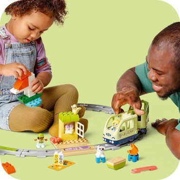 Конструктор LEGO Интерактивный поезд приключений, деталей 57 шт