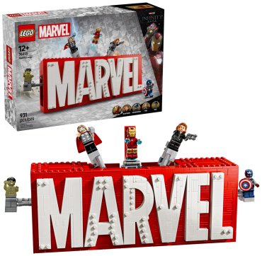 Конструктор LEGO Супер Герои Логотип и минифигурки MARVEL, деталей 931 шт купить,NaN