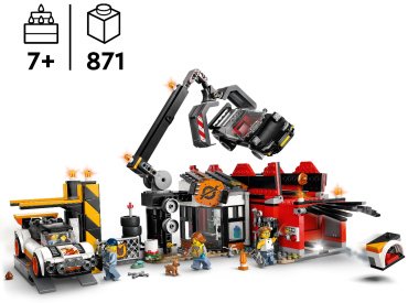 Конструктор LEGO Свалка с автомобилями, деталей 871 шт