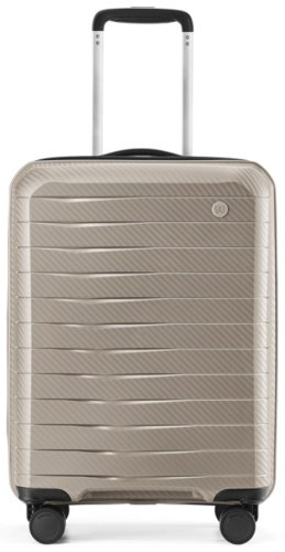 Чемодан NinetyGo Lightweight Luggage поликарбонат 39 бежевый купить,NaN