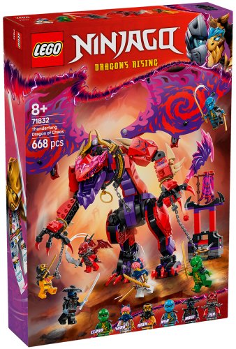 Конструктор LEGO Ninjago Громоклык Дракона Хаоса, деталей 668 шт