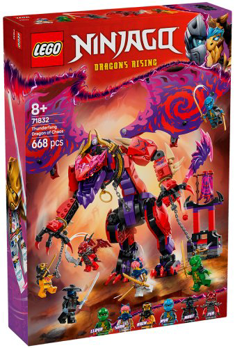 Конструктор LEGO Ninjago Громоклык Дракона Хаоса, деталей 668 шт купить,NaN