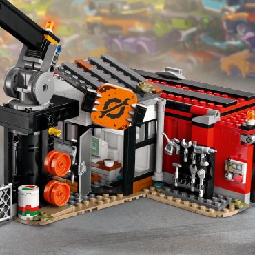 Конструктор LEGO Свалка с автомобилями, деталей 871 шт
