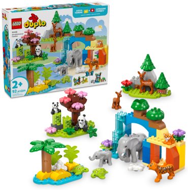 Конструктор LEGO Семьи диких животных 3в1, деталей 92 шт