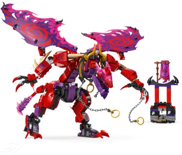 Конструктор LEGO Ninjago Громоклык Дракона Хаоса, деталей 668 шт купить,NaN