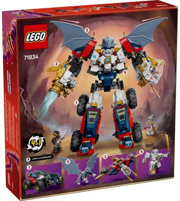 Конструктор LEGO Ультра-составной робот Зейна, деталей 1187 шт - ForteMarket Конструктор LEGO Ультра-составной робот Зейна, деталей 1187 шт купить,0