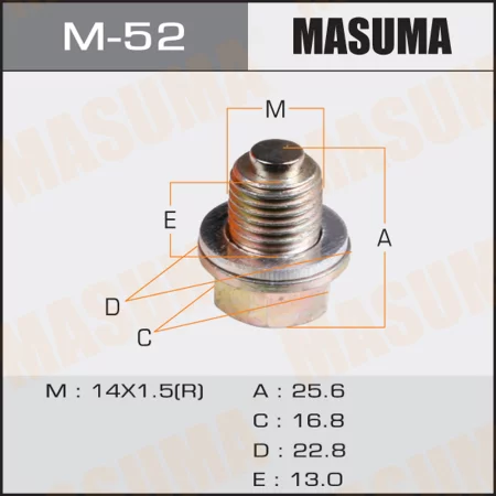 Болт маслосливной Masuma M14x1.5 M-52 купить,NaN