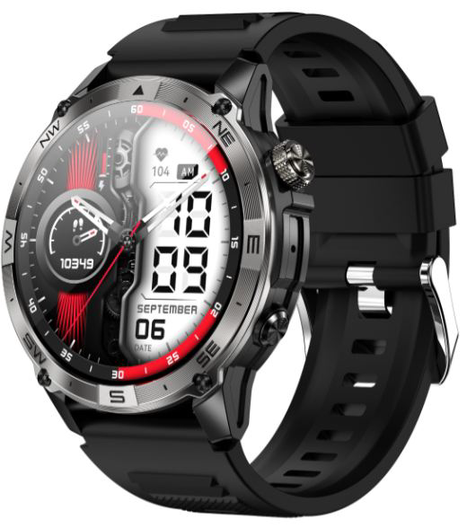 Смарт-часы SNEL Watch EXPLORER 47 мм черный-черный