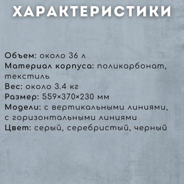 Чемодан NinetyGo Seine Luggage поликарбонат, полиэстер 38 серый, синий купить,NaN