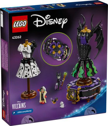 Конструктор LEGO Платья Малефисенты и Круэллы де Виль, деталей 524 шт купить,59287
