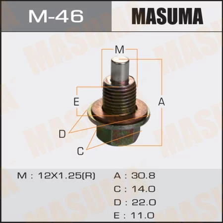 Болт маслосливной Masuma M12x1.25 M-46 купить,NaN