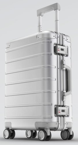Чемодан Xiaomi XNA4106GL пластик, алюминий 31 серый купить,NaN
