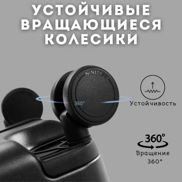 Чемодан NinetyGo Danube Luggage 28 поликарбонат 100 черный купить,NaN
