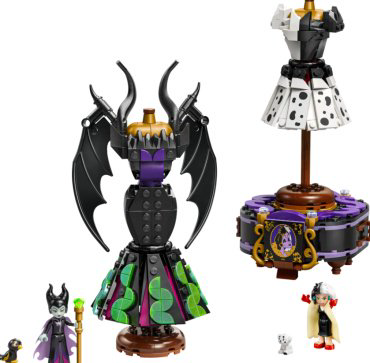 Конструктор LEGO Платья Малефисенты и Круэллы Де Виль, деталей 524 шт купить,57120