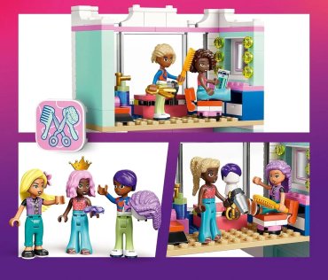 Конструктор LEGO Парикмахерская и магазин аксессуаров , деталей 347 шт купить,NaN