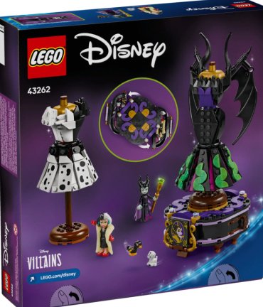 Конструктор LEGO Платья Малефисенты и Круэллы Де Виль, деталей 524 шт купить,0