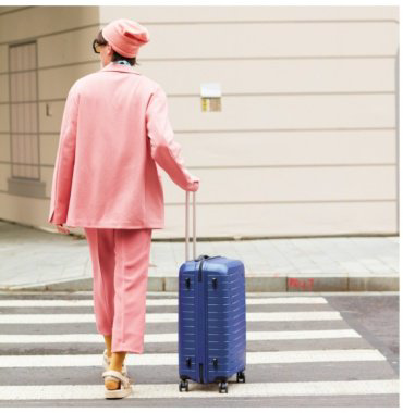 Чемодан Xiaomi NinetyGo Lightweight Luggage поликарбонат 35 синий купить,NaN