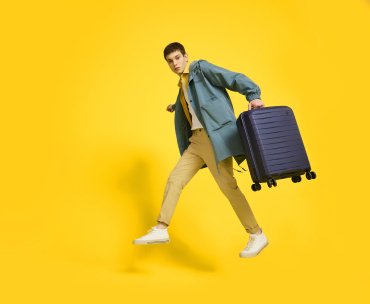 Чемодан Xiaomi NinetyGo Lightweight Luggage поликарбонат 35 синий купить,NaN