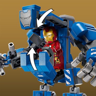 Конструктор LEGO Лаборатория Железного человека: Зал доспехов, деталей 384 шт купить,NaN