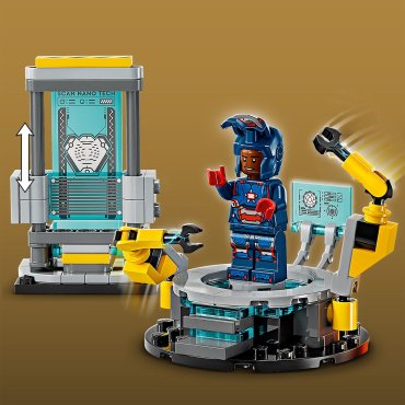 Конструктор LEGO Лаборатория Железного человека: Зал доспехов, деталей 384 шт купить,NaN