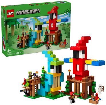 Конструктор LEGO Minecraft Дома попугаев, деталей 535 шт