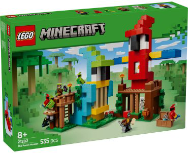 Конструктор LEGO Minecraft Дома попугаев, деталей 535 шт купить,NaN
