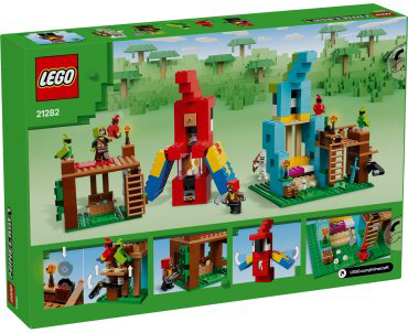 Конструктор LEGO Minecraft Дома попугаев, деталей 535 шт купить,NaN