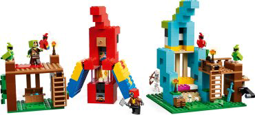 Конструктор LEGO Minecraft Дома попугаев, деталей 535 шт купить,NaN