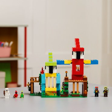 Конструктор LEGO Minecraft Дома попугаев, деталей 535 шт купить,NaN