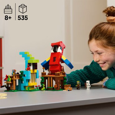 Конструктор LEGO Minecraft Дома попугаев, деталей 535 шт купить,NaN