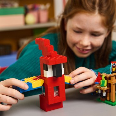Конструктор LEGO Minecraft Дома попугаев, деталей 535 шт - ForteMarket Конструктор LEGO Minecraft Дома попугаев, деталей 535 шт купить,0