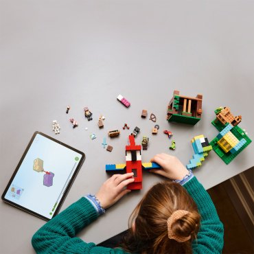Конструктор LEGO Minecraft Дома попугаев, деталей 535 шт - ForteMarket Конструктор LEGO Minecraft Дома попугаев, деталей 535 шт купить,0