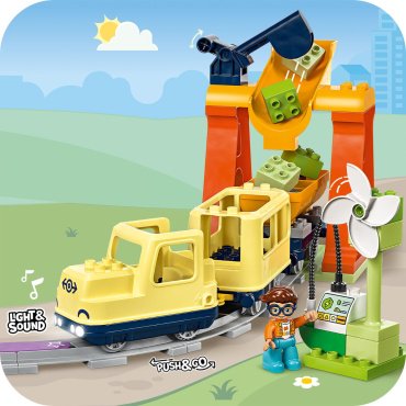Конструктор LEGO Большой интерактивный пассажирский поезд, деталей 103 шт