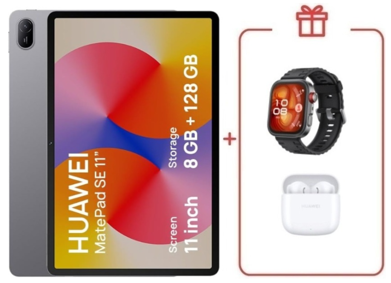 Планшет Huawei MatePad SE AGS6-W09 11 дюйм 8 Гб/128 Гб серый + подарок