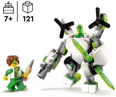 Конструктор LEGO Приключения Робота и машин Зи-Блоба, деталей 121 шт купить,NaN