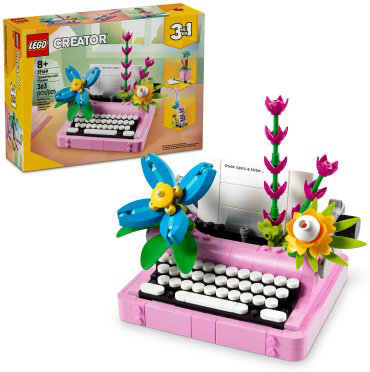 Конструктор LEGO Пишущая машинка с цветами, деталей 363 шт купить,22710