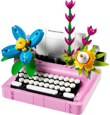 Конструктор LEGO Пишущая машинка с цветами, деталей 363 шт купить,22710
