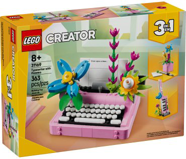 Конструктор LEGO Пишущая машинка с цветами, деталей 363 шт купить,22710