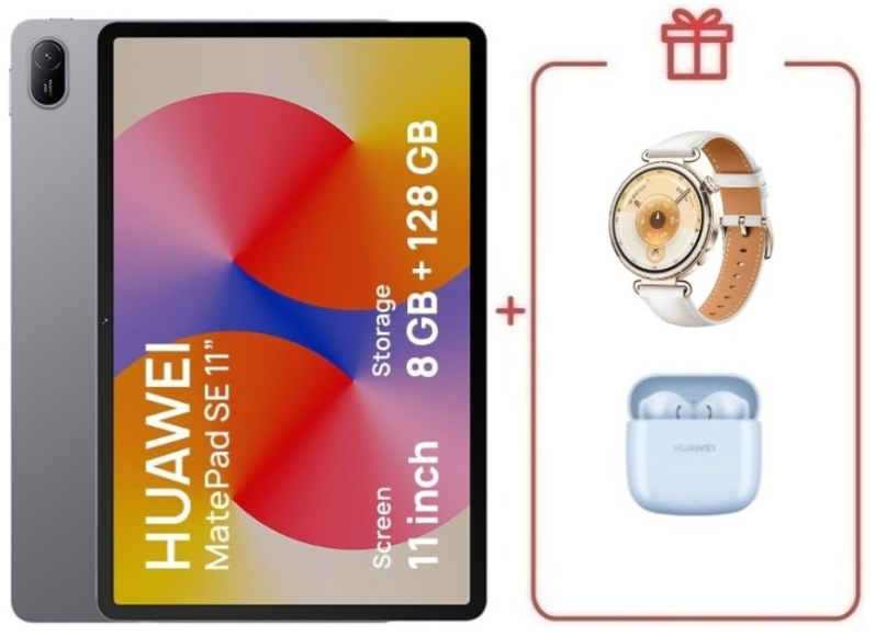 Планшет Huawei MatePad SE AGS6-W09 11 дюйм 8 Гб/128 Гб серый + подарок