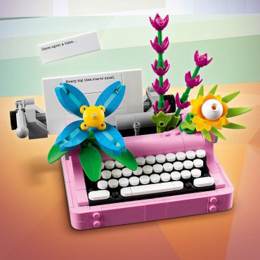 Конструктор LEGO Пишущая машинка с цветами, деталей 363 шт купить,22710
