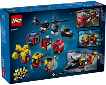 Конструктор LEGO Вертолет, пожарная машина, подводная лодка , деталей 874 шт - ForteMarket Конструктор LEGO Вертолет, пожарная машина, подводная лодка , деталей 874 шт купить,0
