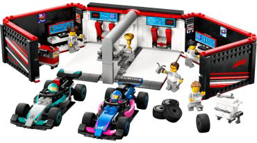 Конструктор LEGO Гараж и автомобили Mercades-AMG и Alpine, деталей 678 шт купить,NaN