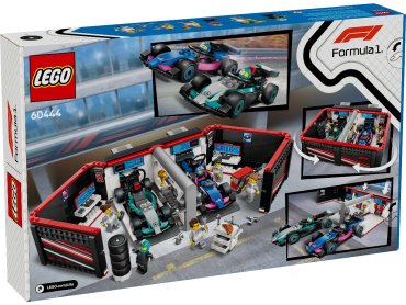 Конструктор LEGO Гараж и автомобили Mercades-AMG и Alpine, деталей 678 шт купить,0